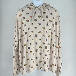 Lion King Long Sleeve Hoodie Size 2XL